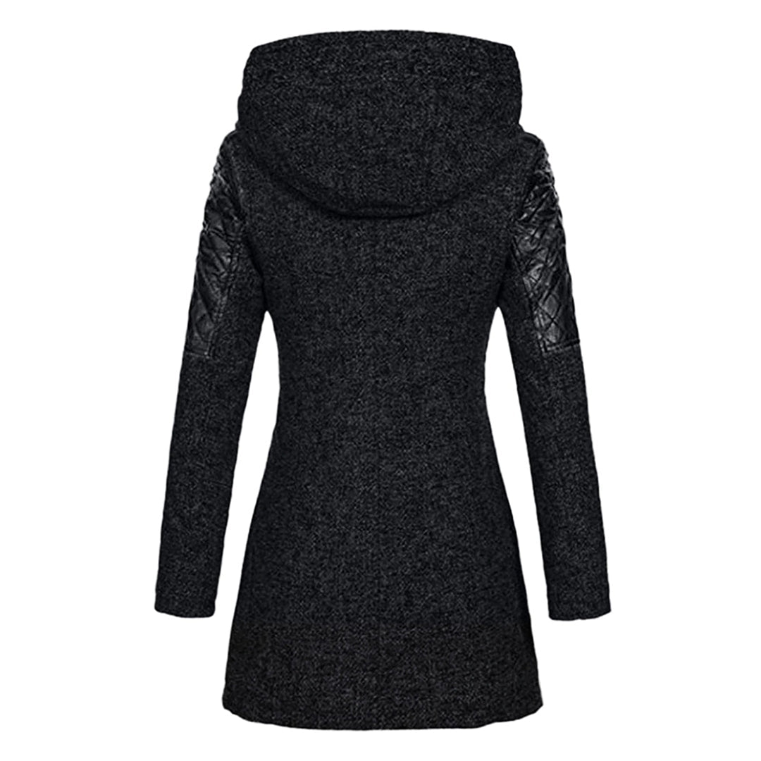 Riley - Women's long winter coat with trendy hood