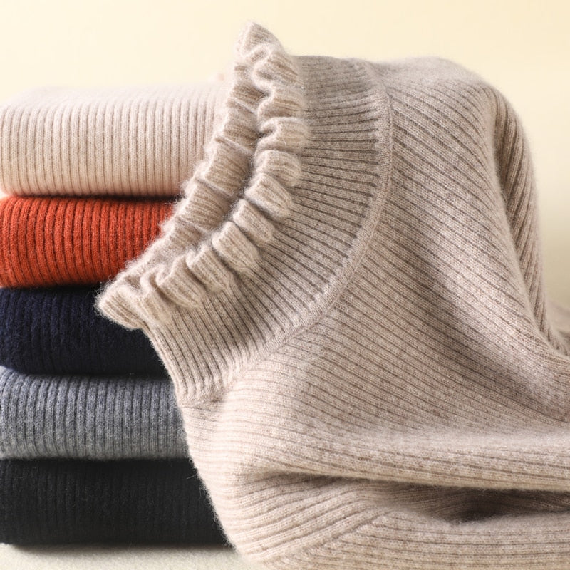 Soft cashmere turtleneck from Sanura - Luxury and Comfort in One!