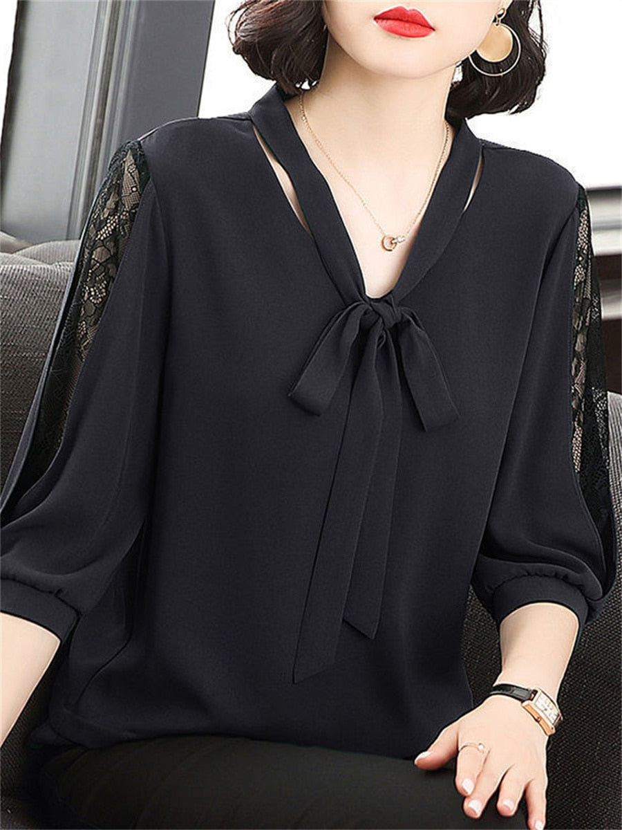 Lily - Elegant Light Summer Blouse for Ladies