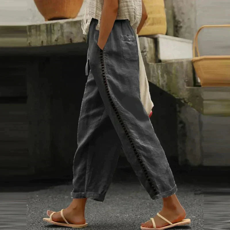 Audrey - Trendy Boho Summer Pants for a Cheerful Look