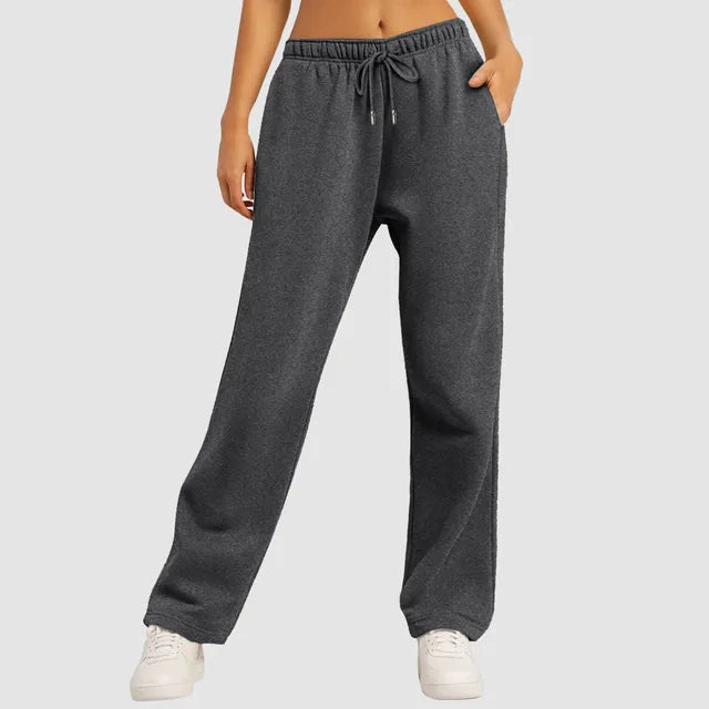 Eliza - Comfortable Lined Jeans with Stylish Wide Legs for Women