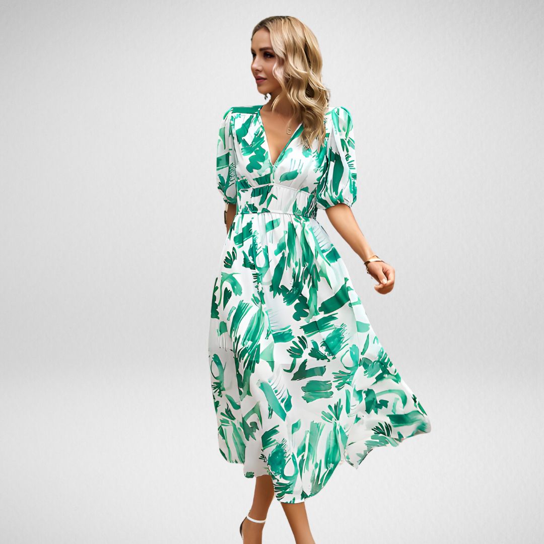 Livia™ - Elegant dress with V-neck