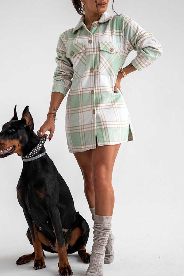 Marga - Fashionable and Comfortable Checked Blouse for Women