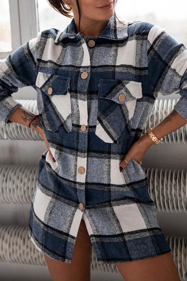 Marga - Fashionable and Comfortable Checked Blouse for Women