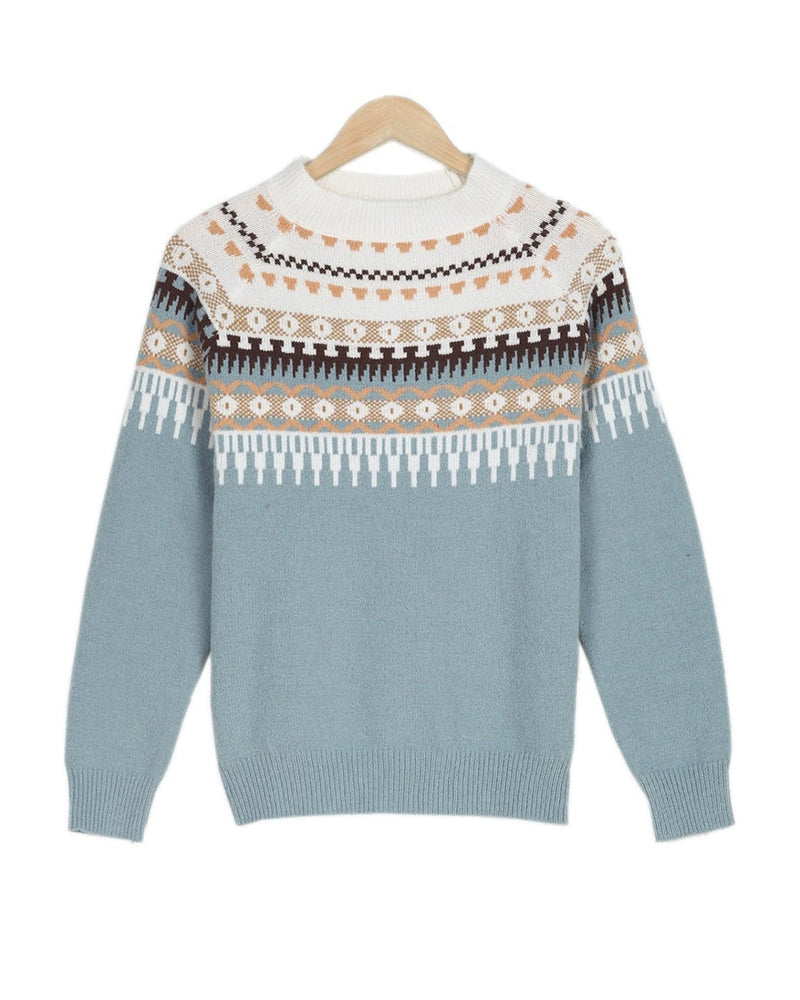 Diana - Trendy Bohemian Knitted Sweater for a Stylish Look