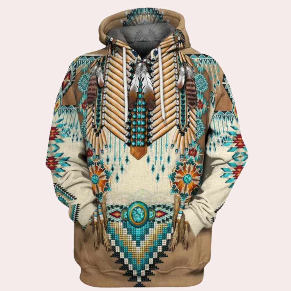 ALVARO - Great Comfortable Printed Hoodie for Men