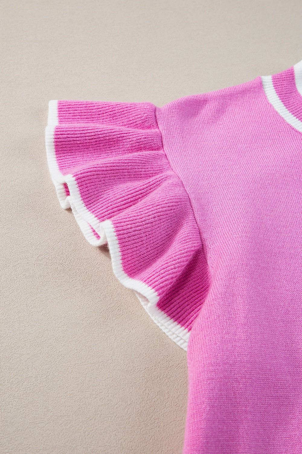 Lana - Fashionable Ribbed Round Neck Sweater for Women