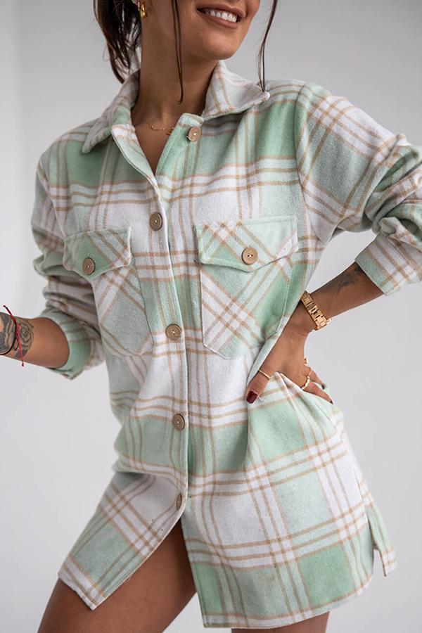 Marga - Fashionable and Comfortable Checked Blouse for Women