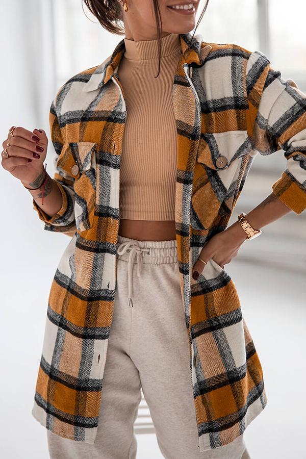 Marga - Fashionable and Comfortable Checked Blouse for Women