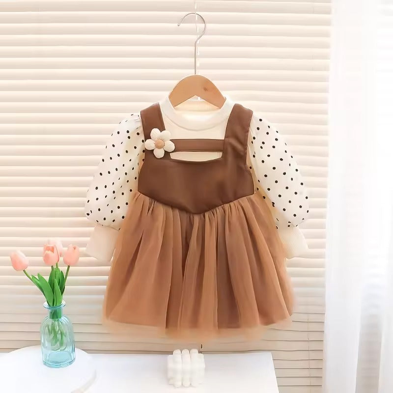 Princess Long Sleeve Baby Girl Dress
