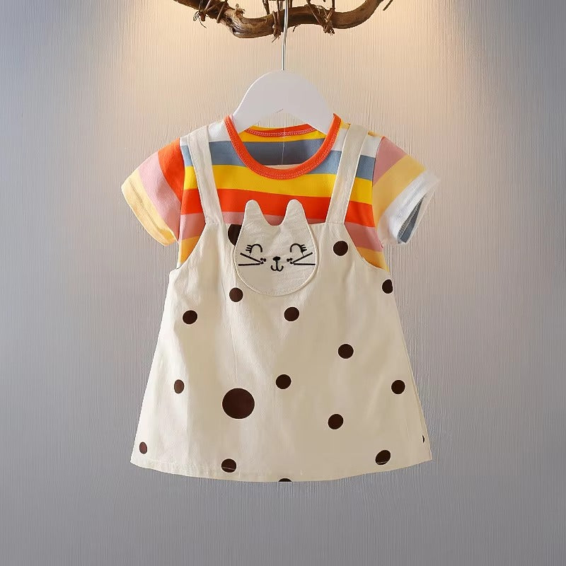 Cotton Summer Baby Dress Newborn Baby