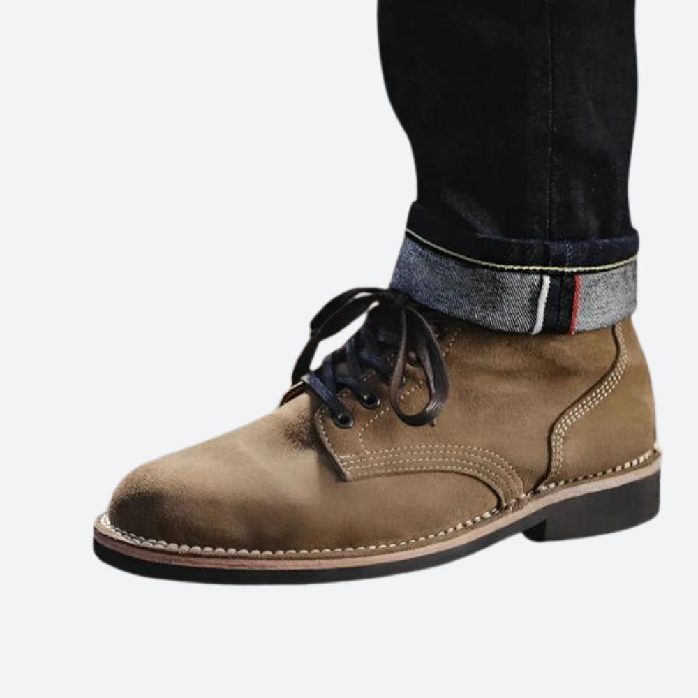 Elegant leather men's shoes - Eugen Collection