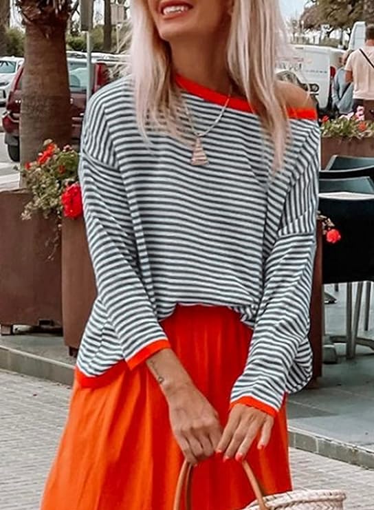 Charlotte - Stylish Striped Sweater