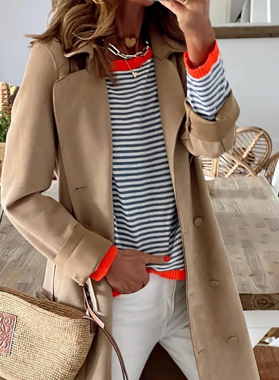 Charlotte - Stylish Striped Sweater