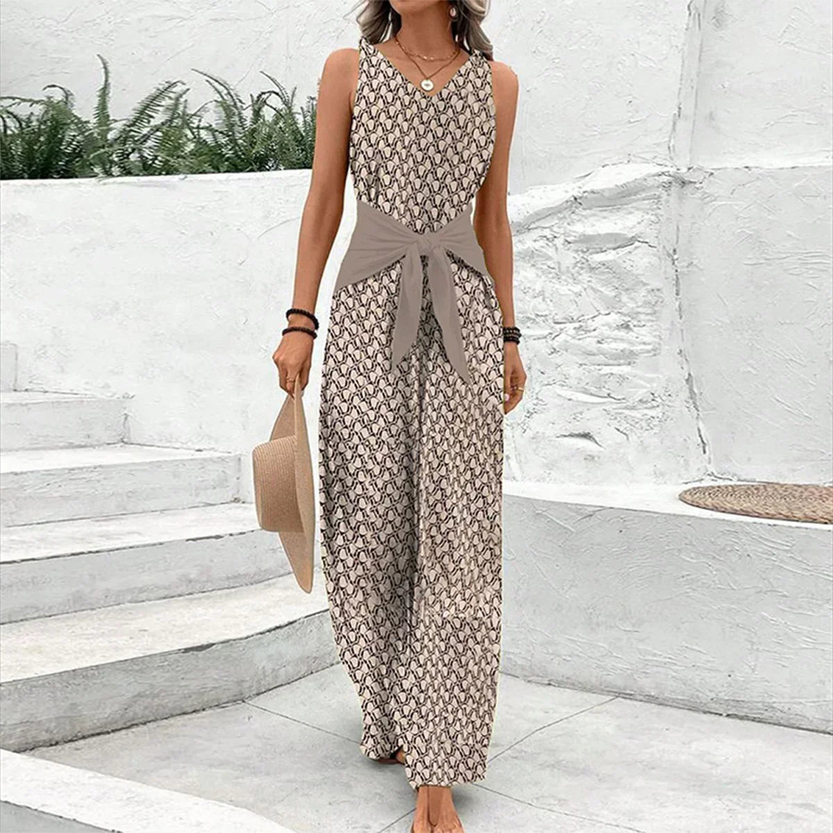 Sara™ - Elegant Premium Cotton Jumpsuit