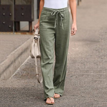 Stylish linen trousers for women - Florence Collection
