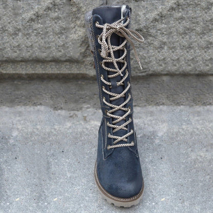 Dorcas - Elegant high-cut women's boots for a sophisticated look