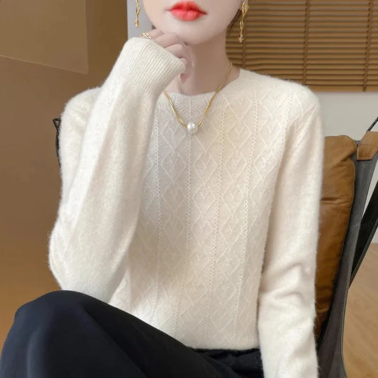 Susan - Luxurious cashmere knitted jumper for ultimate comfort