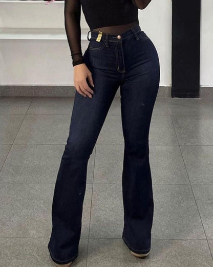 Lucy™ - High Waist Flair Jeans