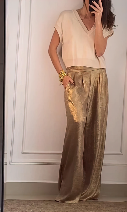 Sophia™ - High-Waist Pants & Top Set