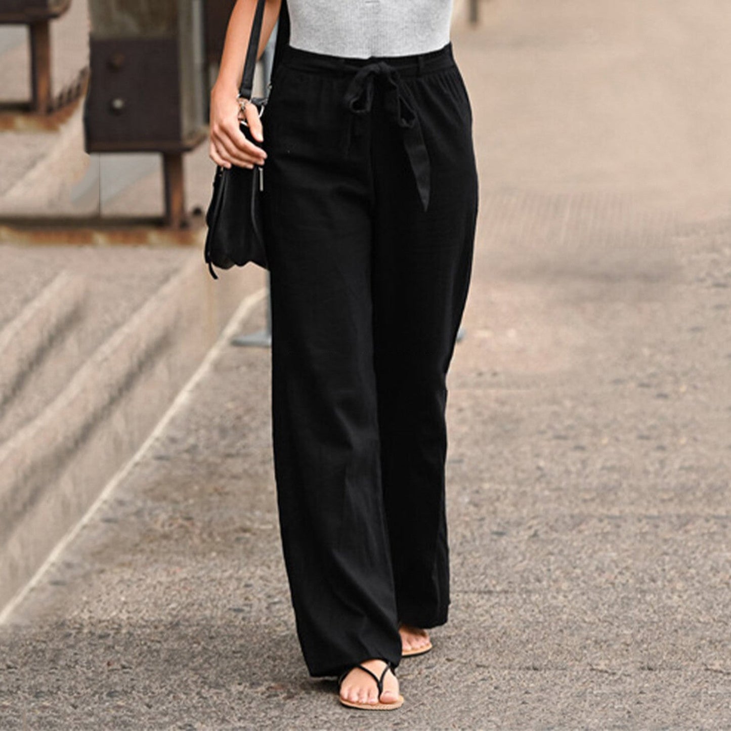 Stylish linen trousers for women - Florence Collection