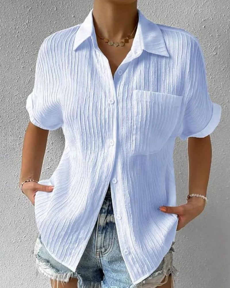 Bobbie - Stylish and Comfortable Short-Sleeved Blouse for Women