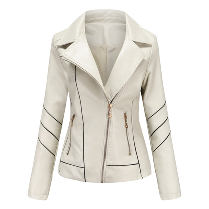 HANNIE - Elegant leather jackets for a timeless look
