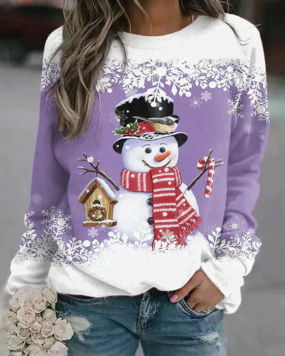 Benny - Enchanting Colourful Snowman Motif