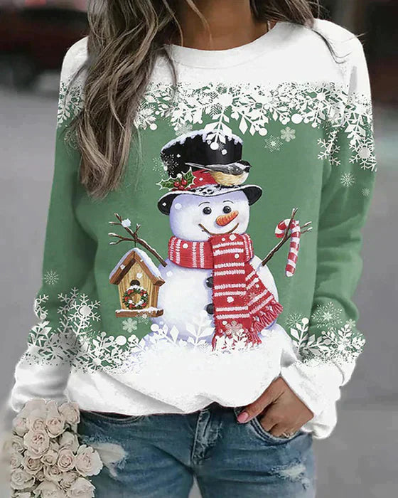 Benny - Enchanting Colourful Snowman Motif