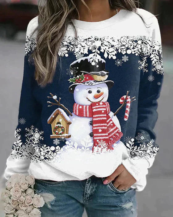 Benny - Enchanting Colourful Snowman Motif