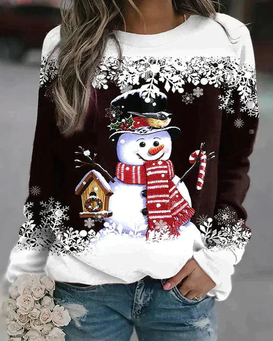 Benny - Enchanting Colourful Snowman Motif