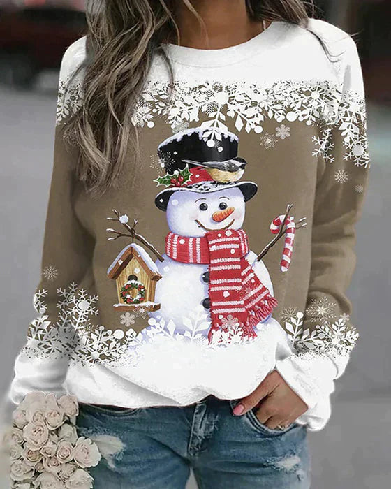 Benny - Enchanting Colourful Snowman Motif