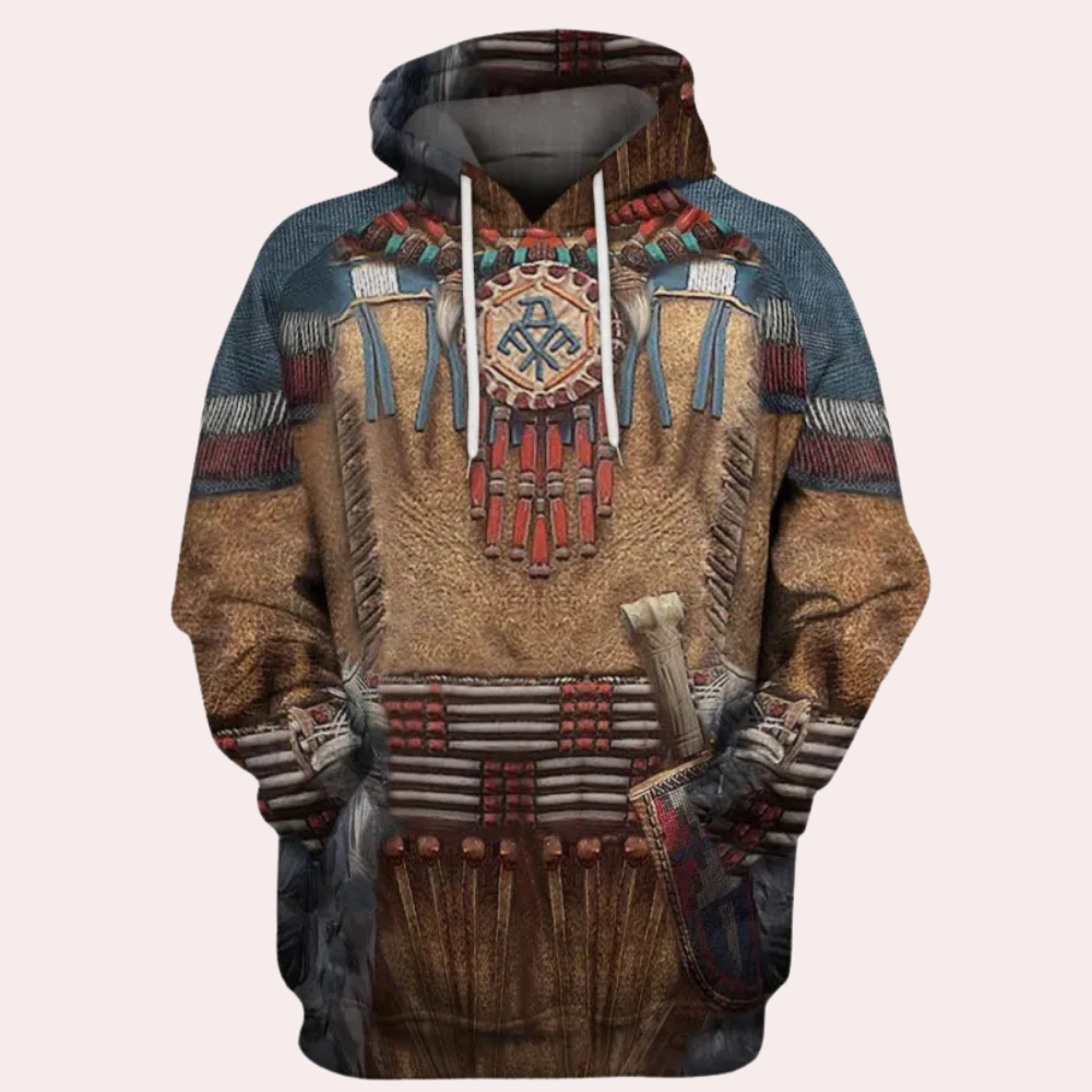 ALVARO - Great Comfortable Printed Hoodie for Men
