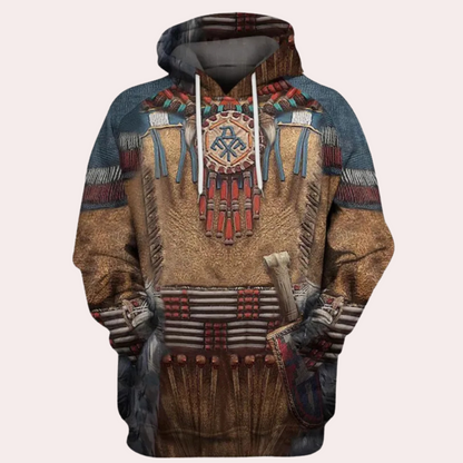ALVARO - Great Comfortable Printed Hoodie for Men