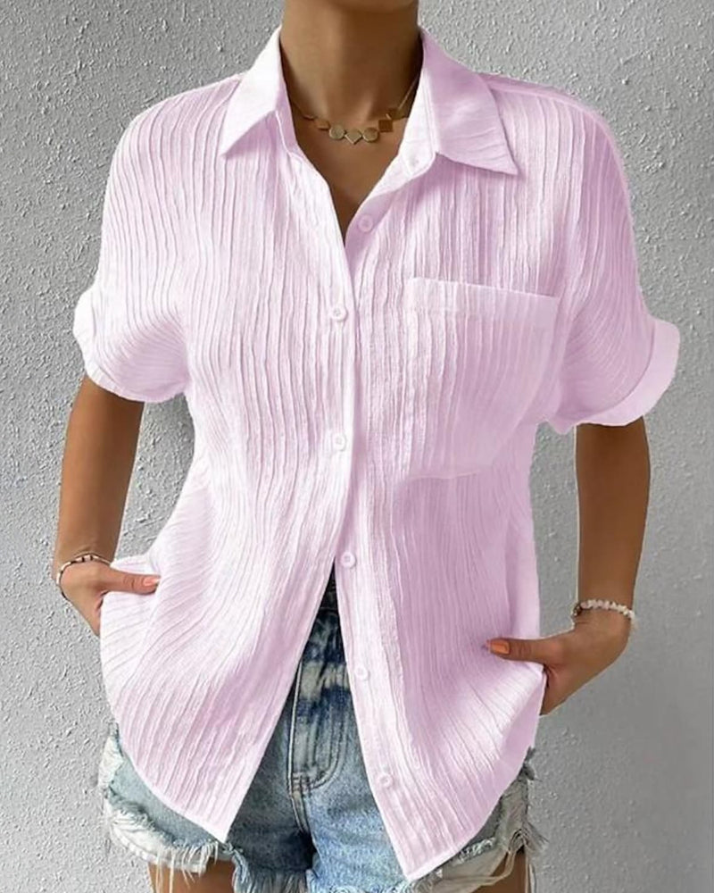 Bobbie - Stylish and Comfortable Short-Sleeved Blouse for Women