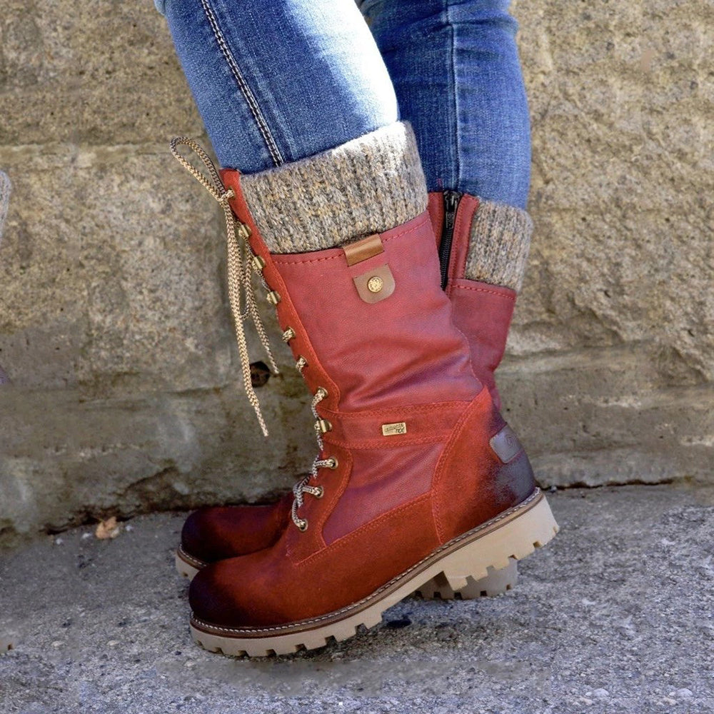 Dorcas - Elegant high-cut women's boots for a sophisticated look
