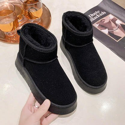 Anita - Stylish outdoor leather snow boots for adventurous winter days