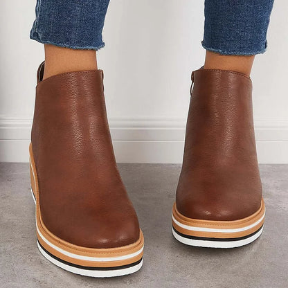 Alba™ - Elegant Wool-Lined Boots
