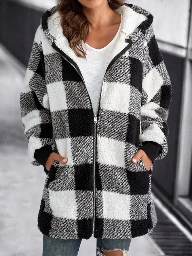 Grace™ - Checkered Oversized Jacket