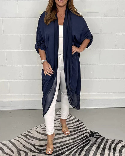 Talitha - Elegant and Comfortable V-Neck Top in Luxury Silky Material for Women