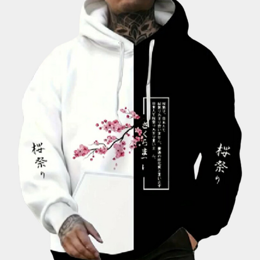 Bradley - Trendy Printed Hoodie for Men