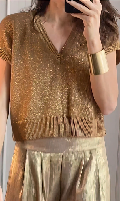 Sophia™ - High-Waist Pants & Top Set