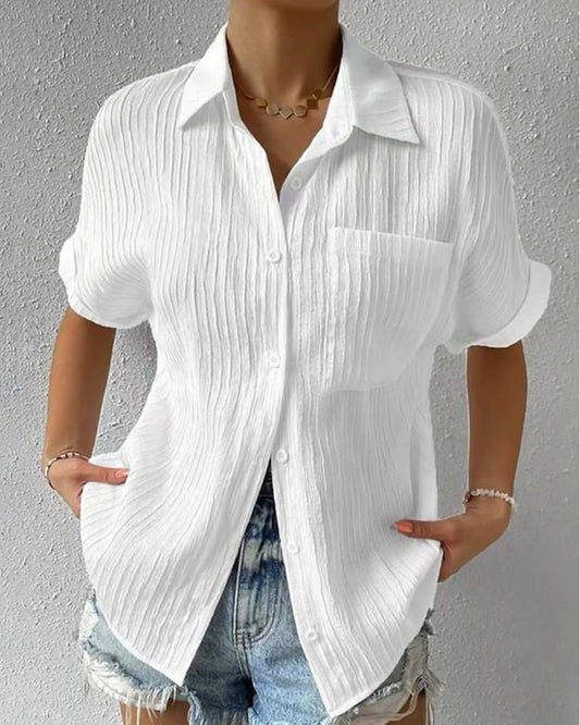 Bobbie - Stylish and Comfortable Short-Sleeved Blouse for Women