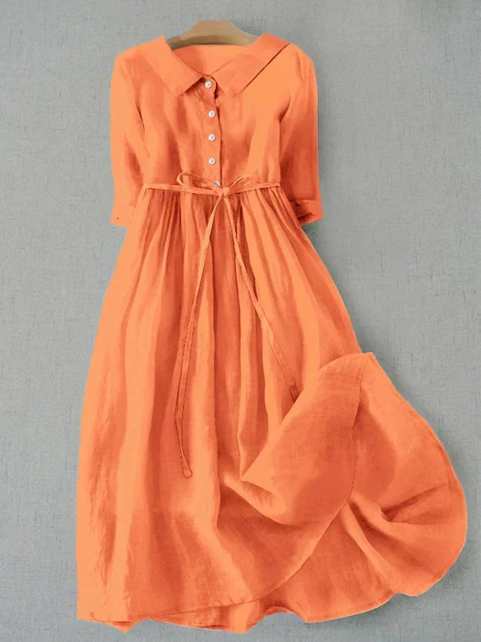 Daria™ - Linen and Blended Dress