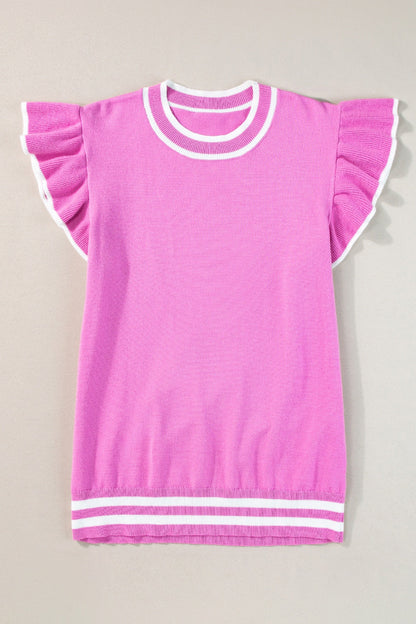 Lana - Fashionable Ribbed Round Neck Sweater for Women