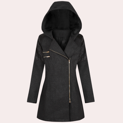 KEISY - Elegant Women's Hooded Jacket for a Chic Appearance