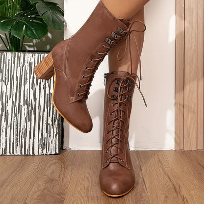 Lucinda - Luxury Velvet Ankle Boots for Women