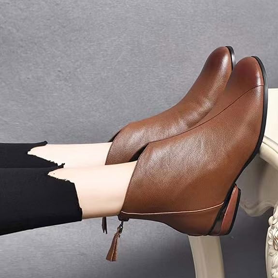 Lucy - Luxury Plush Leather Winter Boots for Optimal Comfort