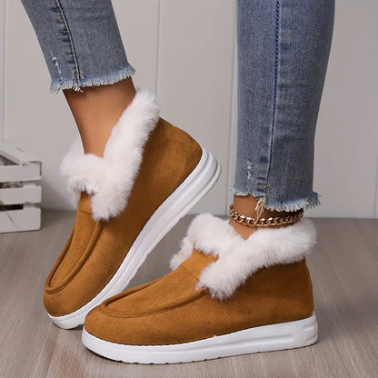 Billie - Stylish and comfortable fluffy snow boots