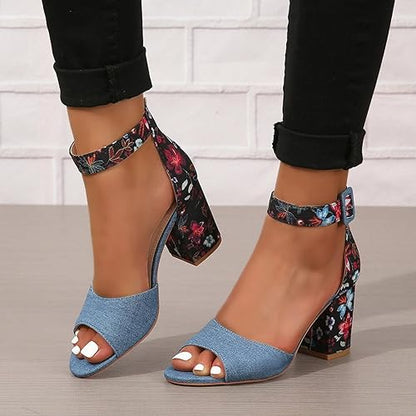 Celia - Elegant Women's Sandals with Stylish High Heels